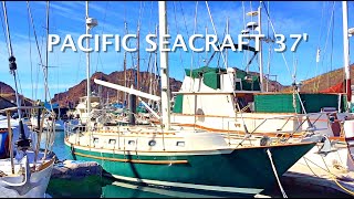 One Of The Worlds BEST BLUEWATER Sailboats Ever Made  37 Pacific Seacraft  And It Is For Sale [upl. by Bevin687]