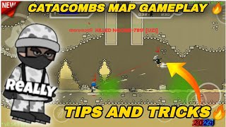 DAY10  CATACOMBS MAP  Mini Militia Classic Gameplay🔥 Mini Militia Classic TIPS AND TRICKS 2024 😱 [upl. by Refitsirhc708]