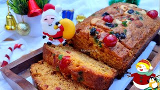 Plum Cake Recipe In Bengali  Christmas Special Eggless Plum Cake Recipe  How To Make Plum Cake [upl. by Joacima]