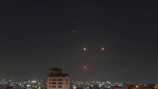 Iran fires at least 180 missiles into Israel as regionwide conflict grows [upl. by Quintie204]