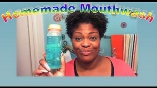 How To Make Homemade Mouthwash on a Budget [upl. by Eelasor]