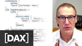 Writing a DAX query using TOPN [upl. by Anilev320]