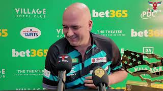 Rob Cross  Post Match Interview  US Darts Masters Champion [upl. by Carmelia]