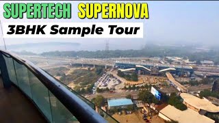 Supertech Supernova  Sector 94 Noida  3BHK Sample Flat Tour Supernova Bricksbybricks [upl. by Cioban]