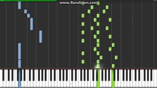 Tubular Bells Exorcist Theme in Synthesia [upl. by Pubilis380]