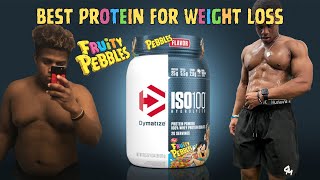 Dymatize ISO1OO Hydrolyzed 100 WHEY Protein Powder Review  BEST PROTEIN for WEIGHT LOSS [upl. by Wei]