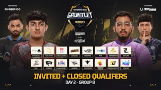 TEC GAUNTLET SEASON 1  BGMI  GROUP B  DAY 2 ft S8ULGG GlobalEsportsIn officialscoutop OrangutanTV [upl. by Elleuqar]