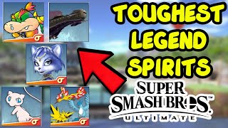 The TOUGHEST LEGEND SPIRITS  Smash Bros Ultimate [upl. by Cerelly]