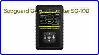 REVIEW 2024 Sooguard Geiger Counter SG100 ESSENTIAL details [upl. by Adoree]