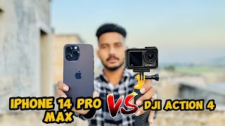 Dji Action 4 vs Iphone 14 Pro Max video test [upl. by Island]