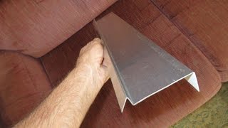 Fabricating An Aluminum Threshold For A Vintage Trailer [upl. by Cadmar]