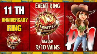 GOVERNOR OF POKER 3  10th amp 11th ANNAVERSARY RINGS [upl. by Dazraf]