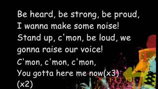 Here We Go Lemonade Mouth Lyrics [upl. by Georg]