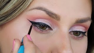 Makeup für Anfänger  Wie schminke ich Eyeliner mit Wing [upl. by Ylreveb]