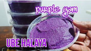 UBE HALAYA RECIPEPurple Yam JamFILIPINO DESSERT [upl. by Airamalegna]