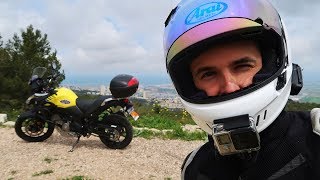 Suzuki VStrom 650 Ride and Review in Israel [upl. by Symer]