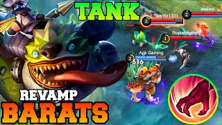 New Revamp Barats Gameplay  MLBB Barats Best Build 2023 Tutorial Guide Jungle Tank Build MLBB [upl. by Murdocca]