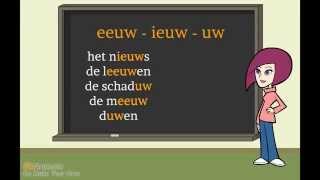 Spelling eeuw ieuw uw [upl. by Drawe]