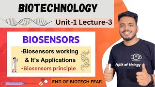 Biosensors  Biosensors working and applications  biosensor biotechnology  biosensors depth of bio [upl. by Erasmus]