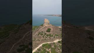 Tharros from above drone sardinia tharros djimini3pro summer shorts [upl. by Atnod734]