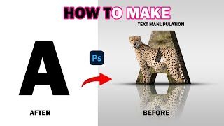 3D text Manipulation in Photoshop  3D Text effect [upl. by Voccola]