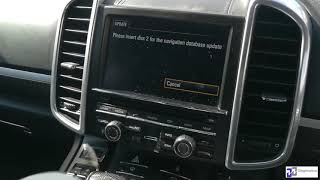 Porsche PCM 30  31 2018 navigation map data installation procedure update activation using PIWIS [upl. by Enomis]