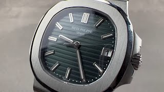 2021 Patek Philippe Nautilus quotOlive Greenquot 57111A014 Patek Philippe Watch Review [upl. by Tirrag]