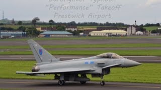 Amazing  Typhoon Takeoff [upl. by Akirre358]