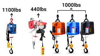 Top 5 Best Electric Hoists for Heavy Load Buying Guide 🔥🔥🔥 [upl. by Lenny413]