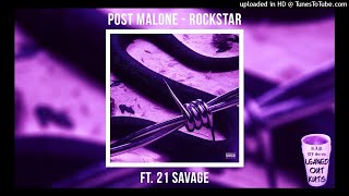 Post Malone x 21 Savage  rockstar SLOWED [upl. by Aljan664]