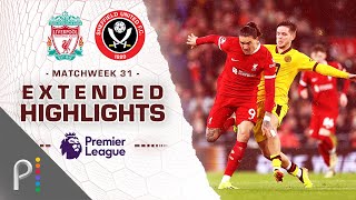 Liverpool v Sheffield United  PREMIER LEAGUE HIGHLIGHTS  442024  NBC Sports [upl. by Beshore49]