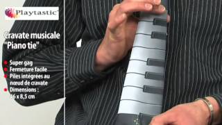 CRAVATE MUSICALE PIANO TIE [upl. by Aiekan]