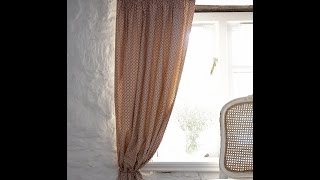 Sewing a simple lined curtain by Debbie Shore [upl. by Eillat330]