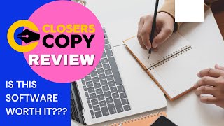 Closers Copy How to use this new copywriting tool to create unlimited content [upl. by Annaj695]