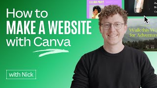 How to Make a Website with Canva  A Step by Step Guide [upl. by Dominica65]