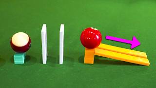 Amazing Domino Pool Trick Shots 2 [upl. by Madelina]