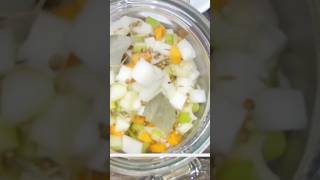 Salsa de légumes lactofermentées fermented vegetables salsafood recipe fermented [upl. by Attenev]