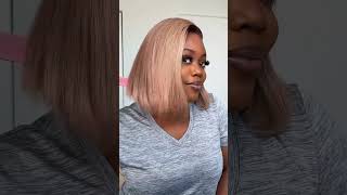 Sleek and Smooth Bob Wig Straightening Tips FTChinalacewig [upl. by Abagael]