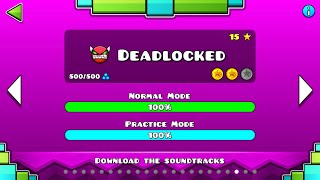 Geometry dashDeadlocked 100 2 coins porqué soy noob jaja [upl. by Eilegna132]