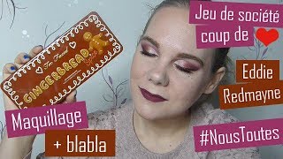 GRWM Maquillage 1ères impressions Gingerbread Too Faced  blabla [upl. by Ecinaj]