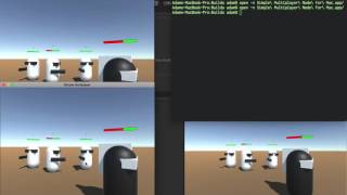 Unity 5 Multiplayer Networking Nodejs socketio  Intro and Demo 116 [upl. by Eanil428]