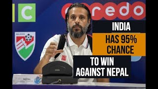 Nepal Coach Abdullah Almutairi India Has 95 Chance To Win Against Us [upl. by Mayhew]