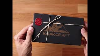 Handmade Classic Leather Wallet  Gift Packaging Opening [upl. by Edals]