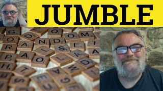 🔵 Jumble Meaning  Jumble Examples  Jumble Sale Defined  CAE Nouns Verbs  Jumble  Jumble Sale [upl. by Aguayo]