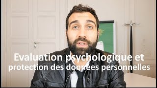 Évaluation psychologique en ligne amp RGPD [upl. by Hoyt685]