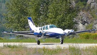 Beechcraft 58 Baron Takeoff [upl. by Aehcim975]