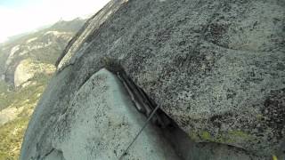 Climbing Half Dome in early May with Cables Down [upl. by Iaria]