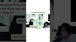 Tanmay bhat reaction 😂 [upl. by Oiled]