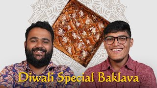 The Easiest Baklava for Diwali Celebrations  Diwali Special  Udhaya Krishna Ghee  Cookd [upl. by Kcered]