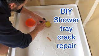 Shower Tray Crack Repair No Repair Kits [upl. by Aronel]